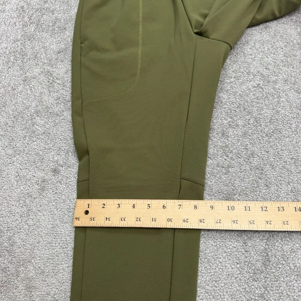 Adidas Terrex Active Track Pants Mens Small Olive Green Elastic Waist Athletic
